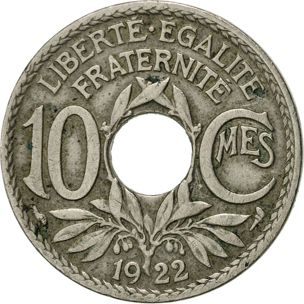 French 10 Centimes Coin | KM866a | France | 1917 - 1938