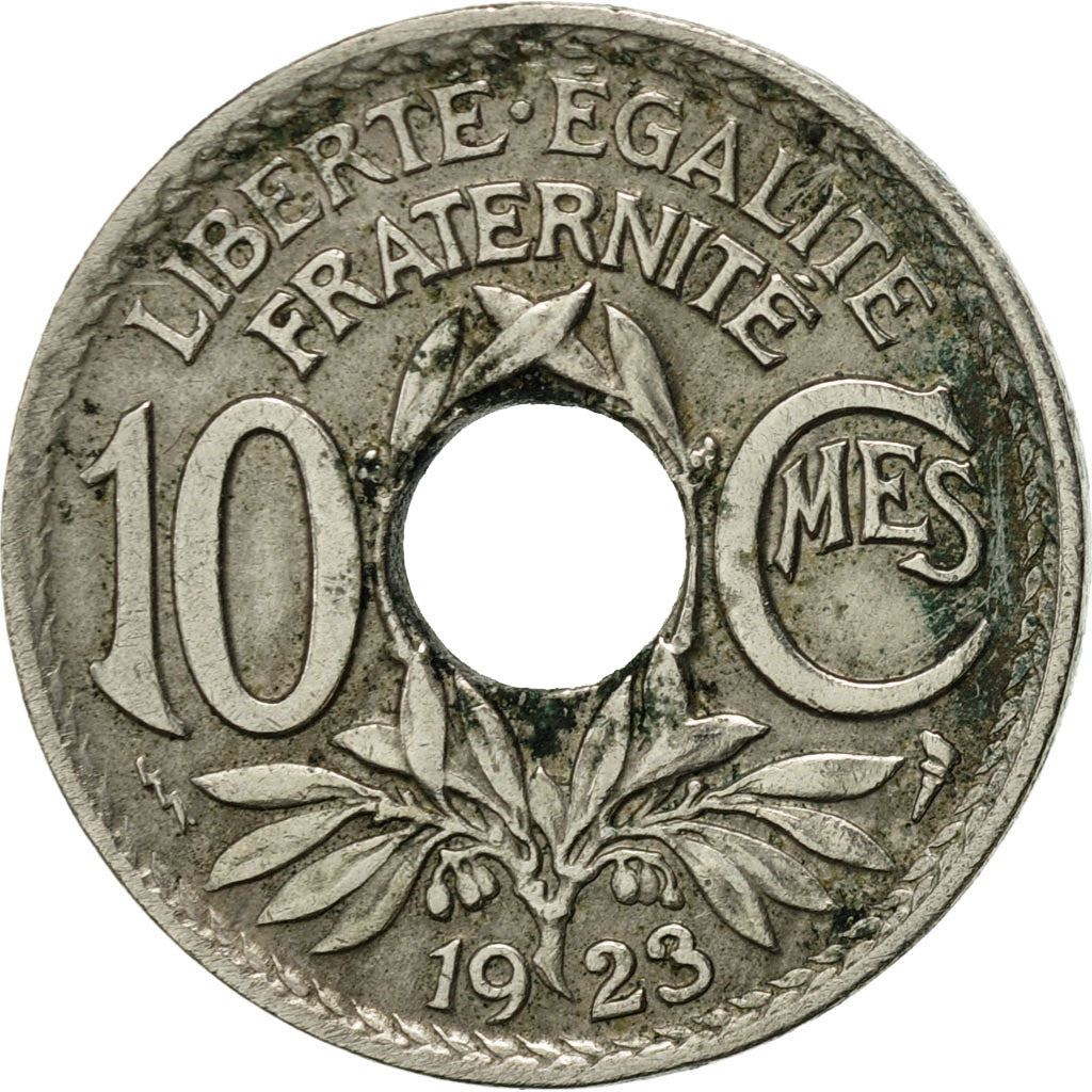 French 10 Centimes Coin | KM866a | France | 1917 - 1938