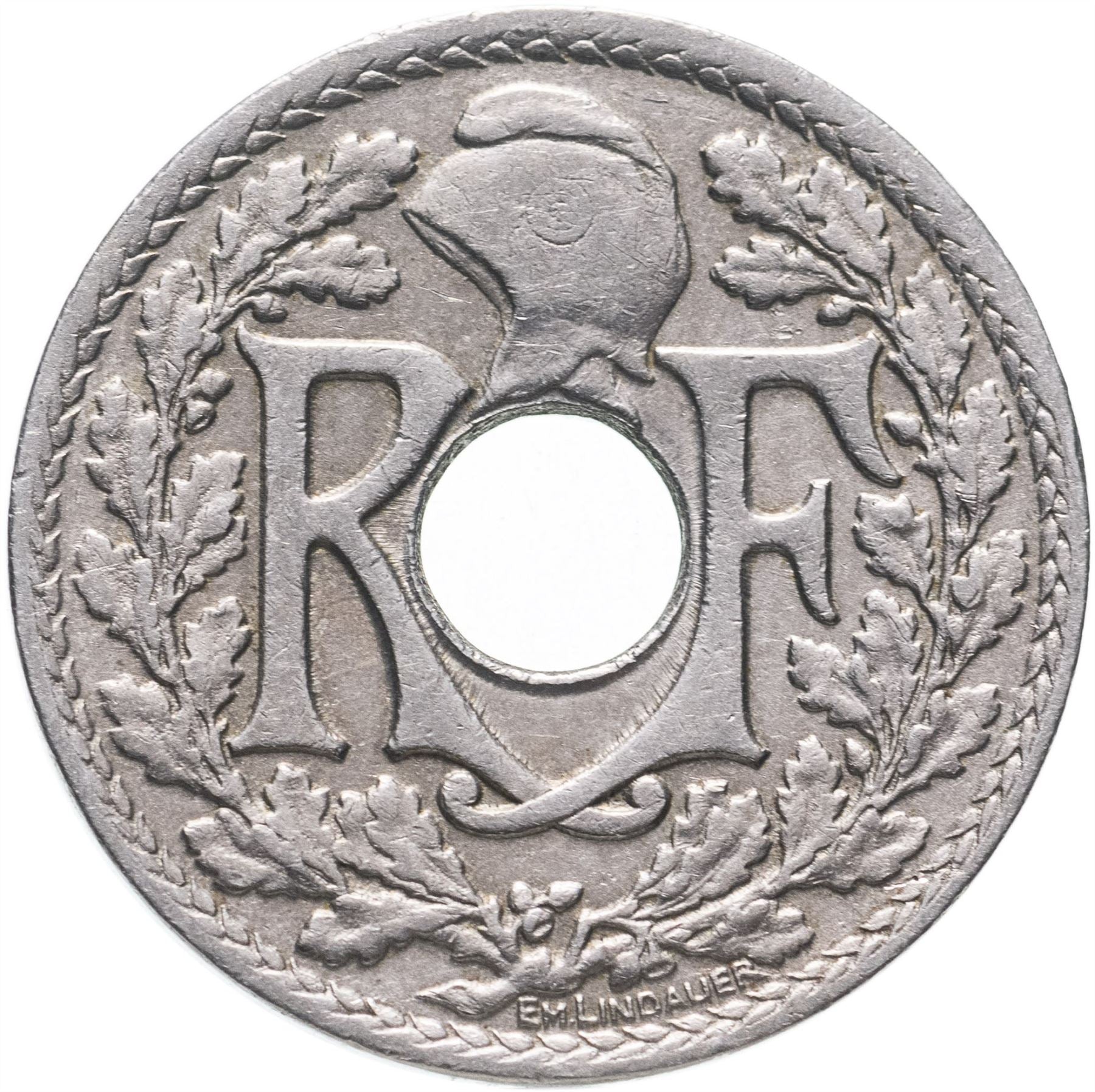 French 10 Centimes Coin | KM866a | France | 1917 - 1938