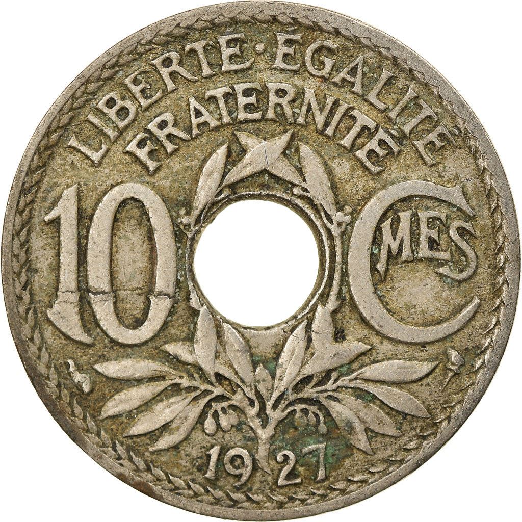 French 10 Centimes Coin | KM866a | France | 1917 - 1938