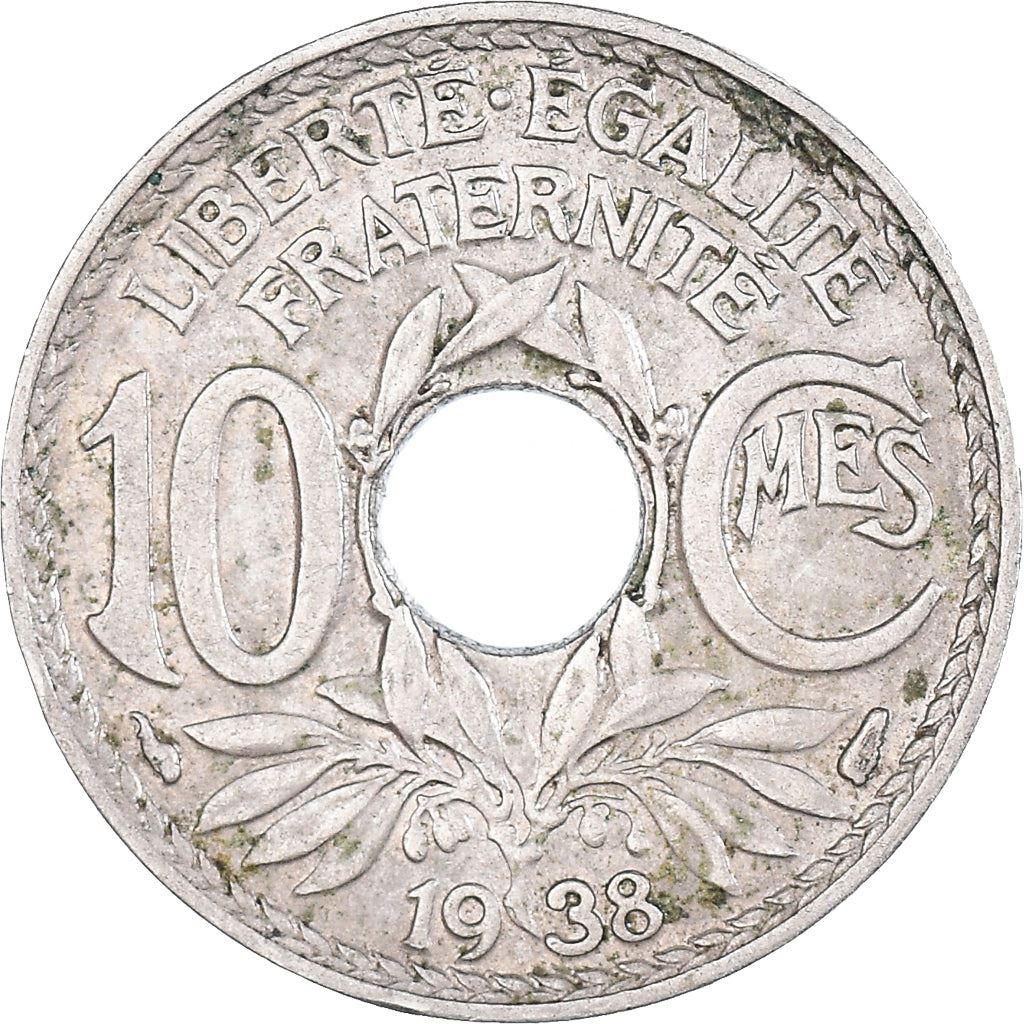 French 10 Centimes Coin | KM866a | France | 1917 - 1938