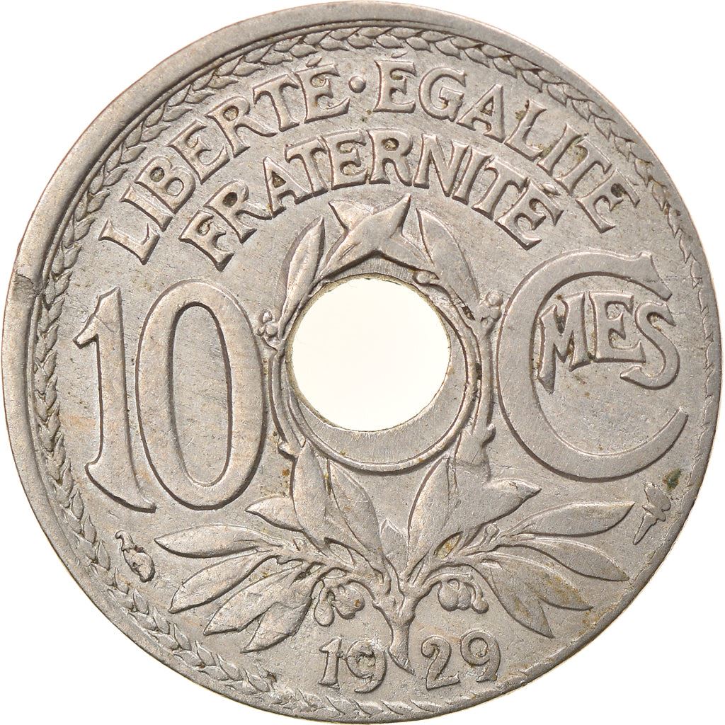 French 10 Centimes Coin | KM866a | France | 1917 - 1938