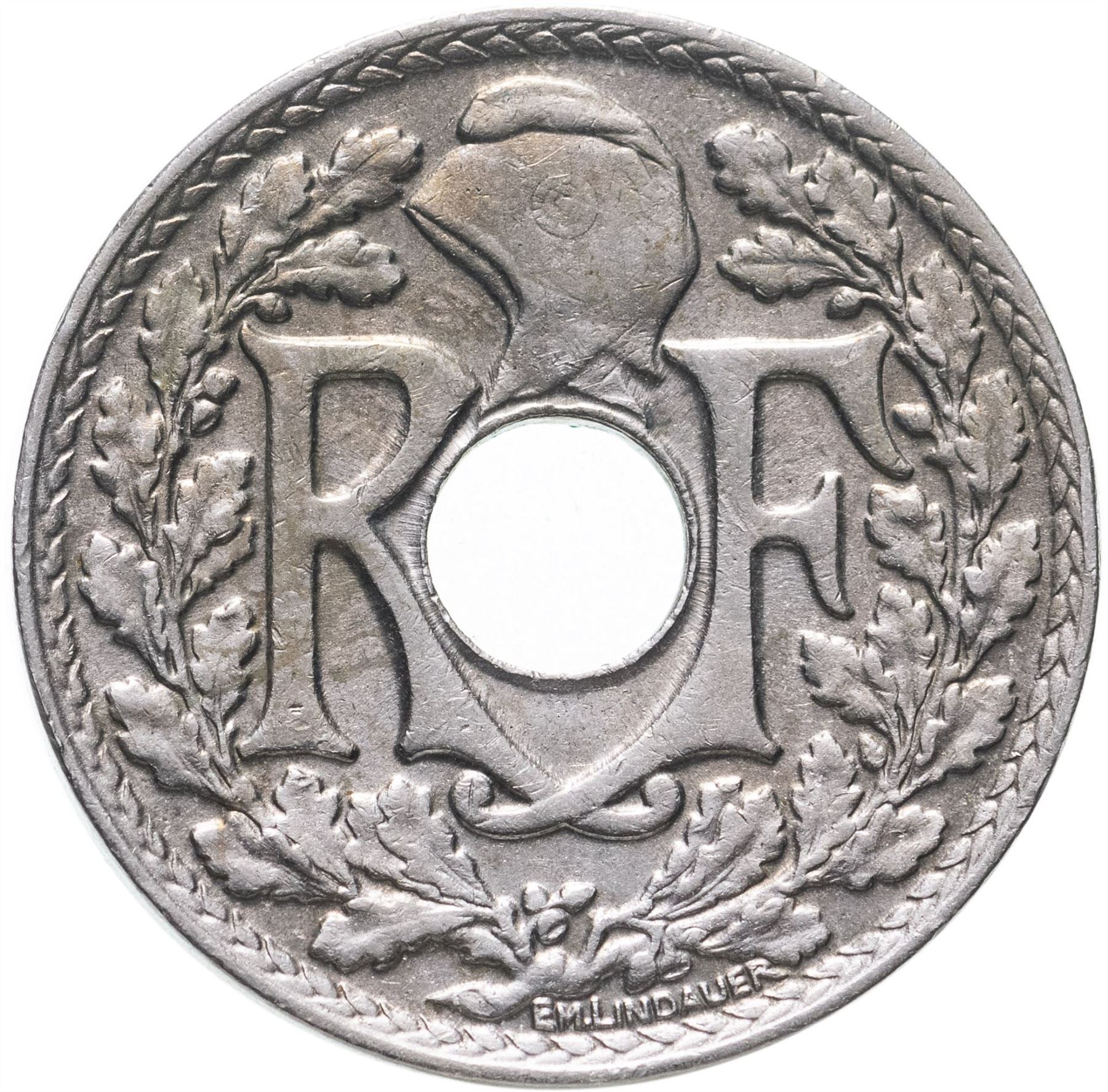 French 10 Centimes Coin | KM866a | France | 1917 - 1938