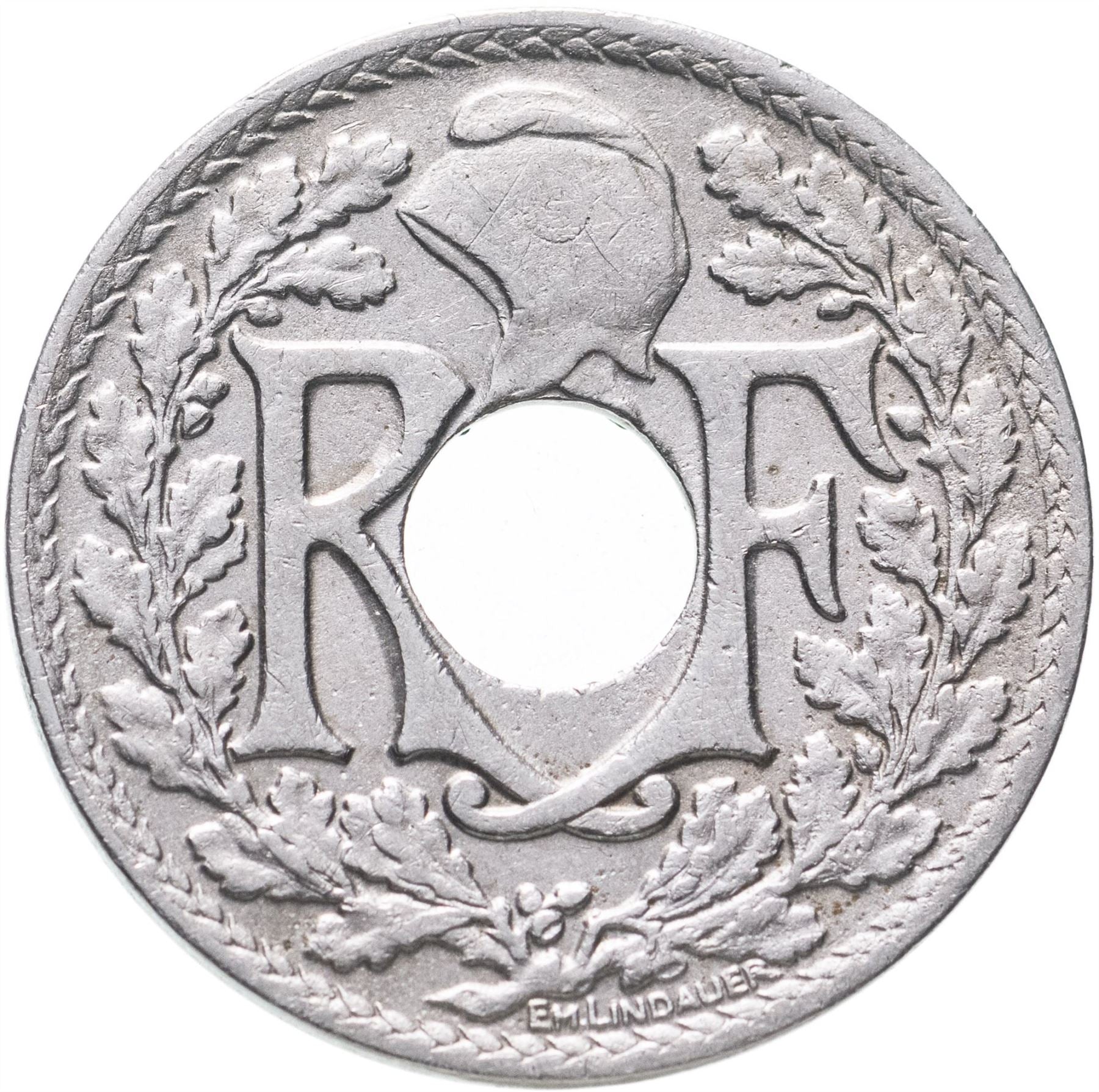 French 10 Centimes Coin | KM866a | France | 1917 - 1938