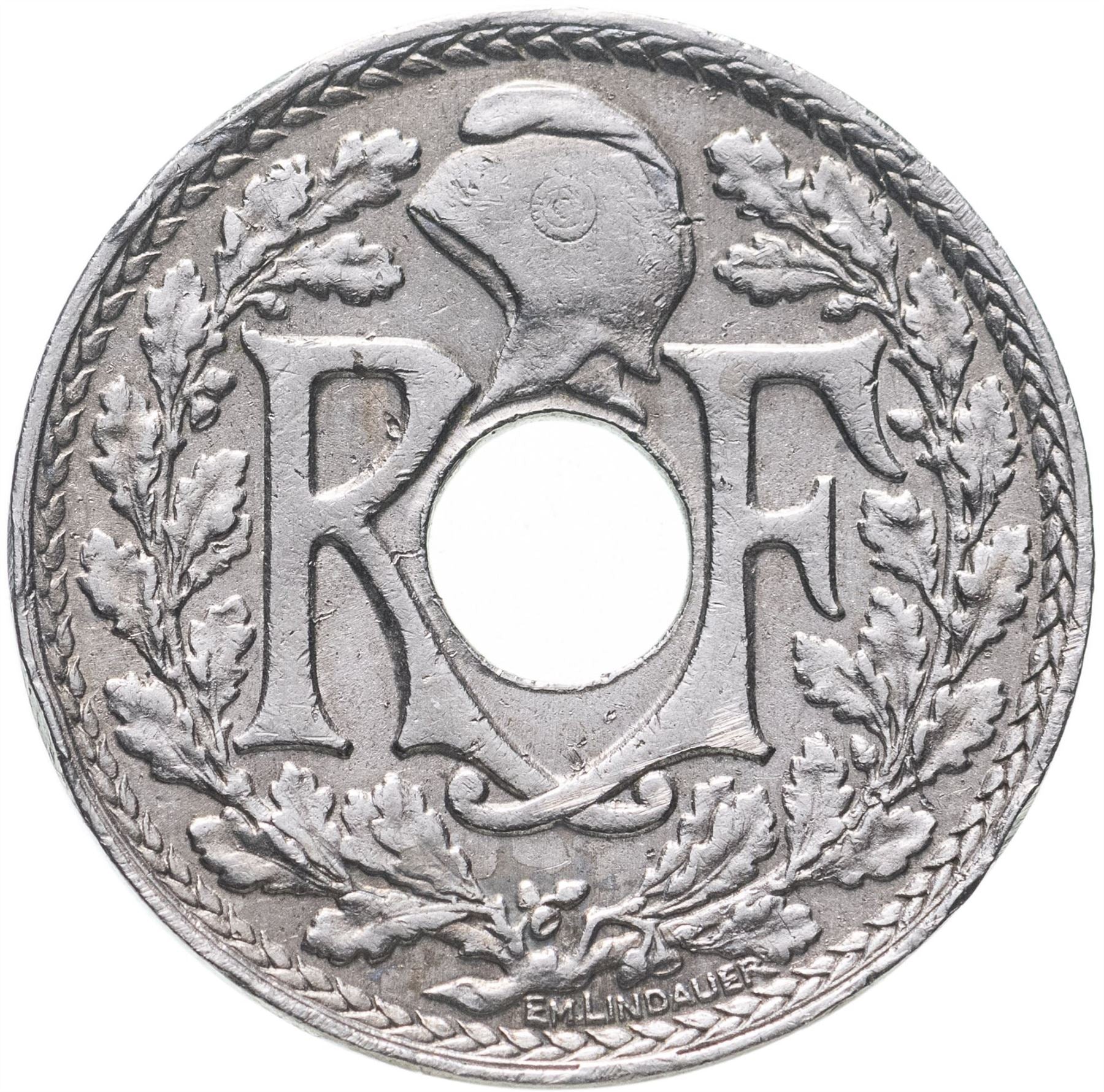 French 10 Centimes Coin | KM866a | France | 1917 - 1938