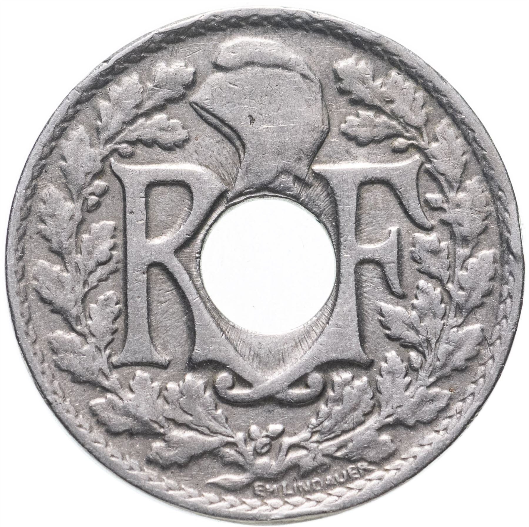 French 10 Centimes Coin | KM866a | France | 1917 - 1938