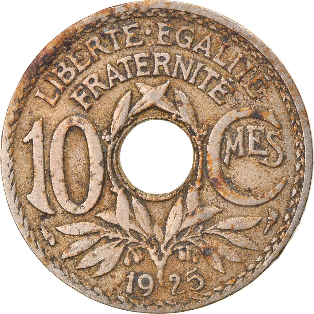 French 10 Centimes Coin | KM866a | France | 1917 - 1938