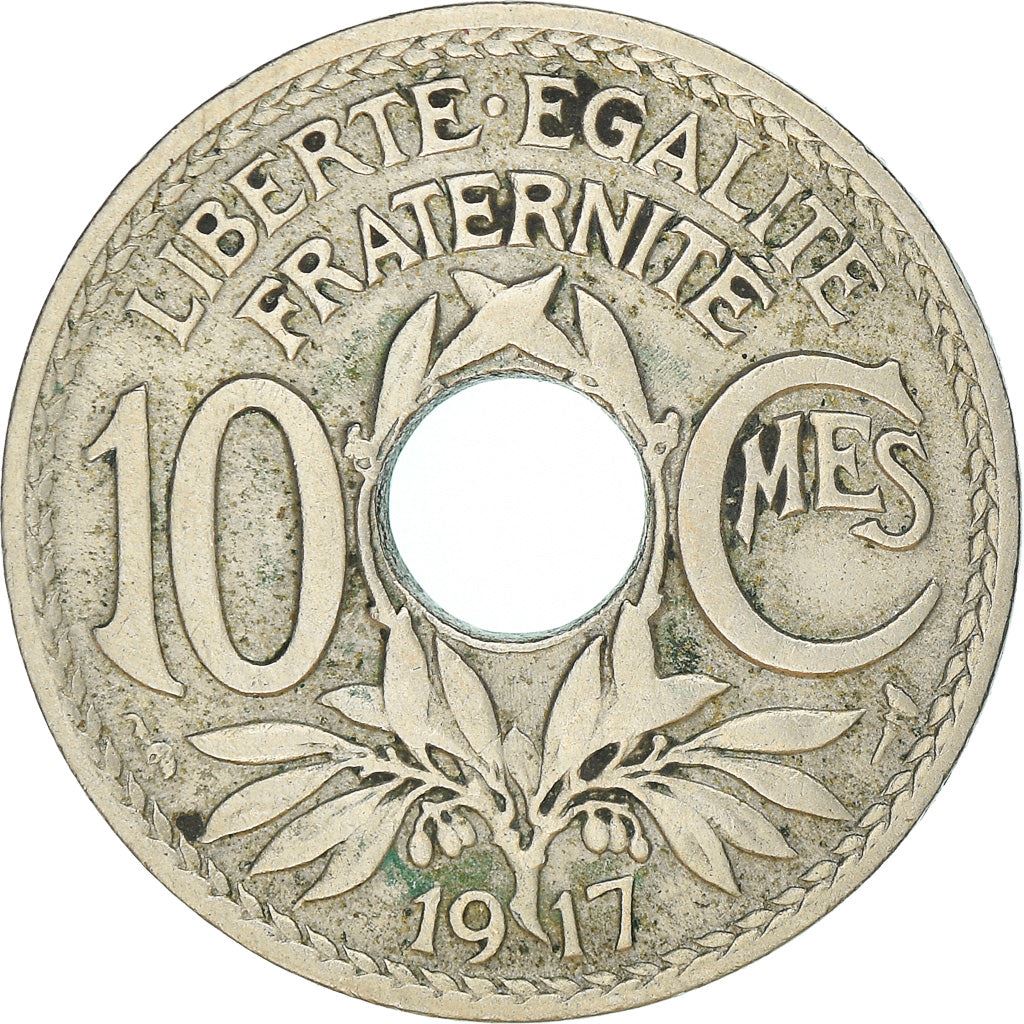 French 10 Centimes Coin | KM866a | France | 1917 - 1938