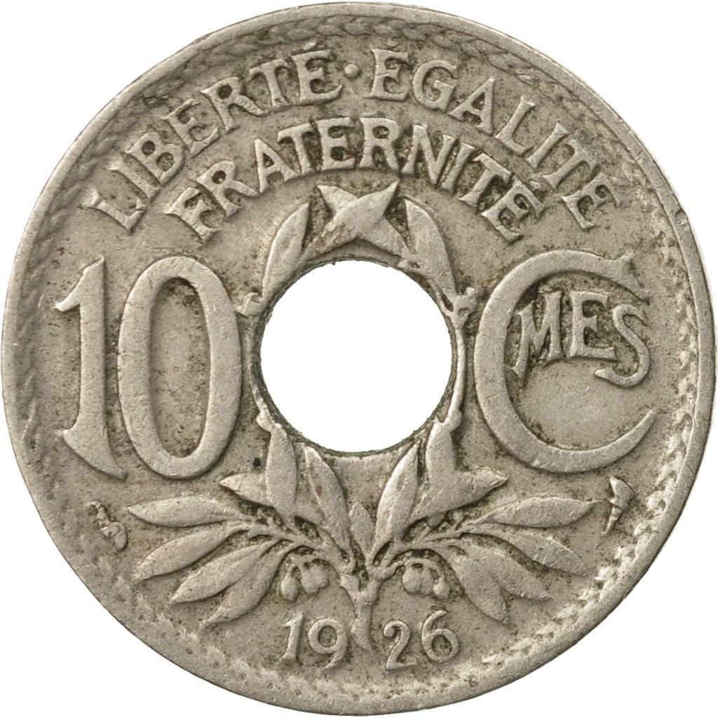 French 10 Centimes Coin | KM866a | France | 1917 - 1938