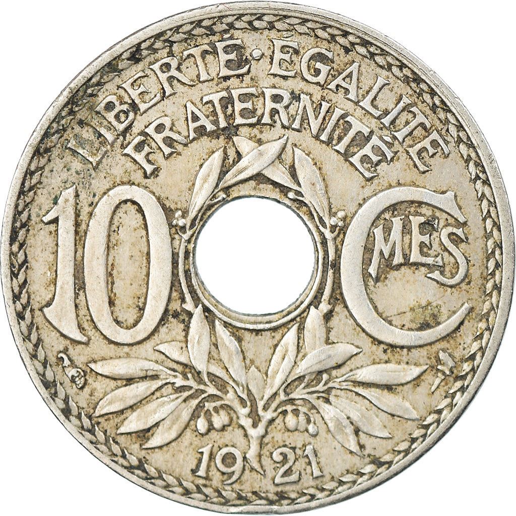 French 10 Centimes Coin | KM866a | France | 1917 - 1938