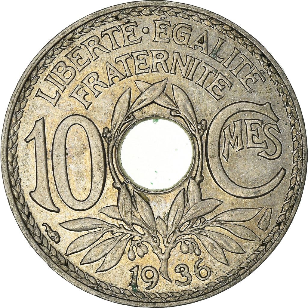 French 10 Centimes Coin | KM866a | France | 1917 - 1938