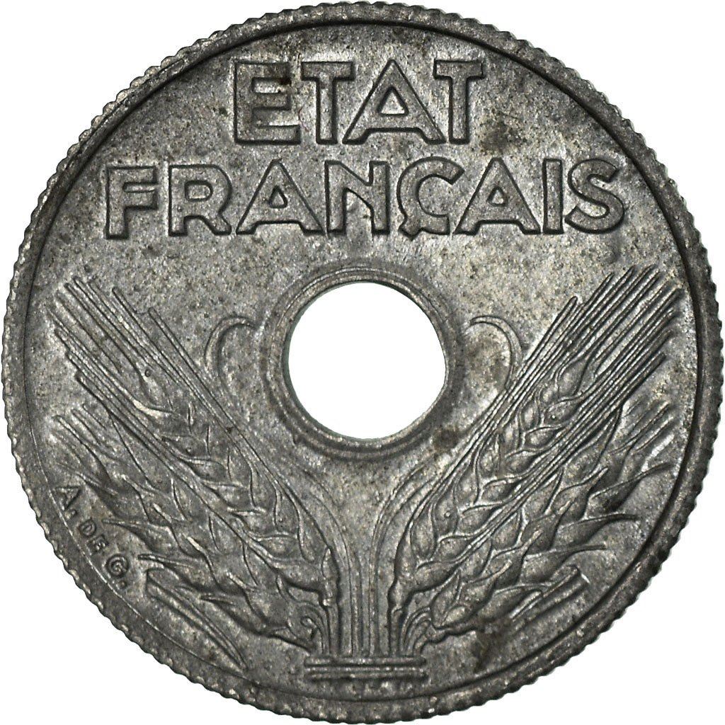 French 10 Centimes Coin | KM903 | France | 1943 - 1944