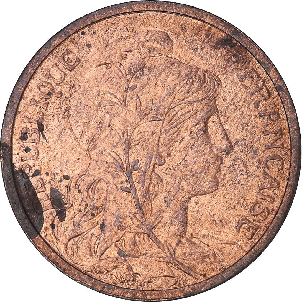 French 2 Centimes Coin | KM841 | France | 1898 - 1920