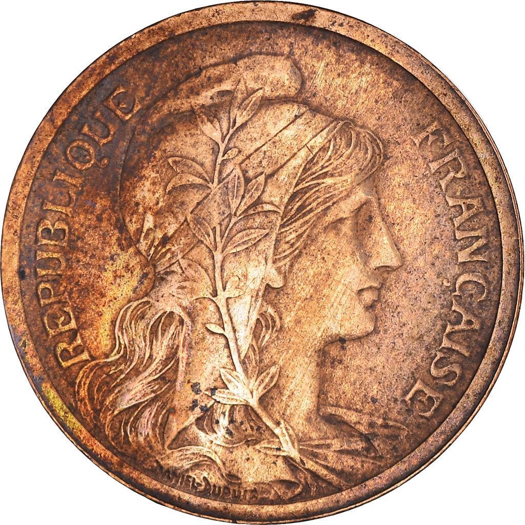 French 2 Centimes Coin | KM841 | France | 1898 - 1920