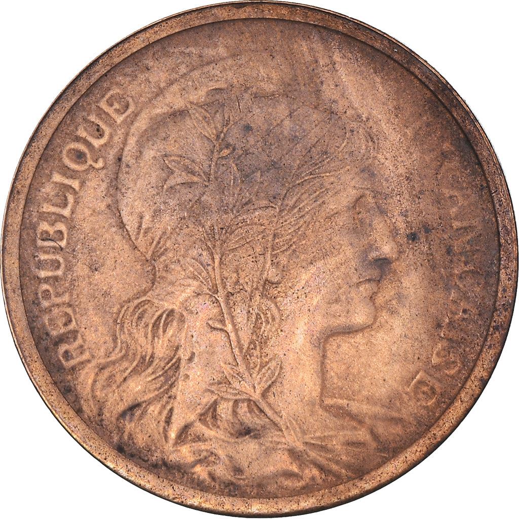 French 2 Centimes Coin | KM841 | France | 1898 - 1920