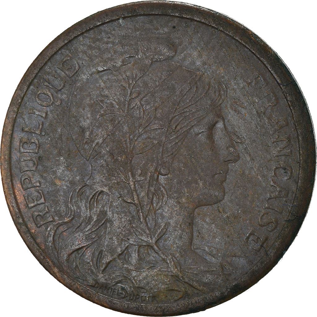 French 2 Centimes Coin | KM841 | France | 1898 - 1920