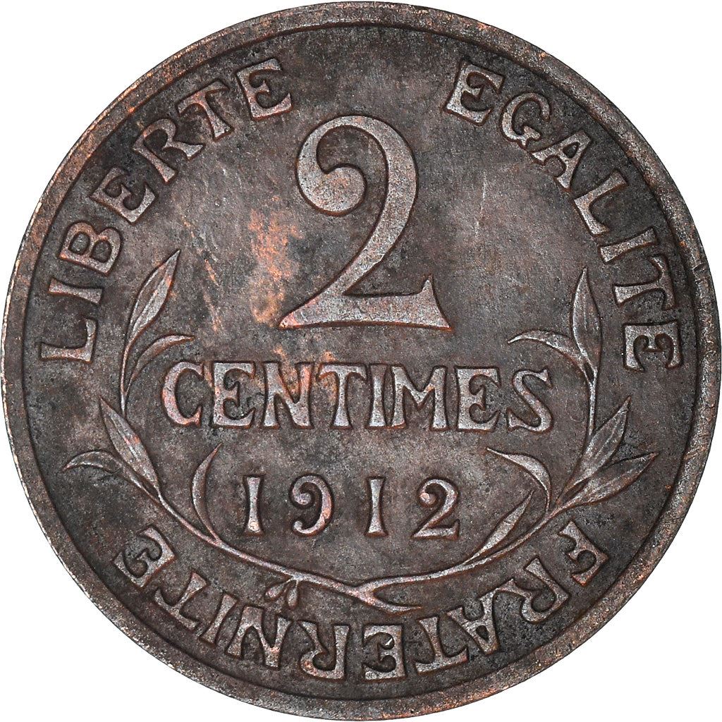 French 2 Centimes Coin | KM841 | France | 1898 - 1920