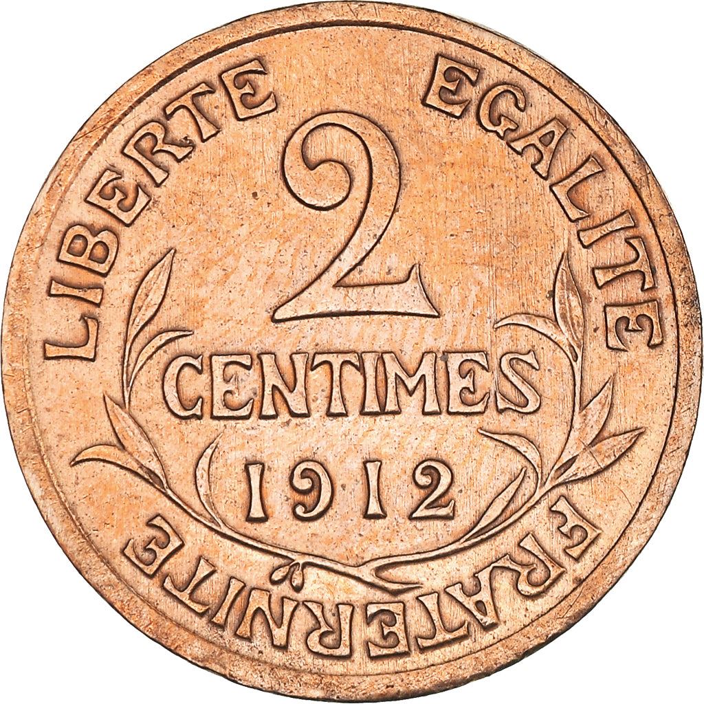 French 2 Centimes Coin | KM841 | France | 1898 - 1920