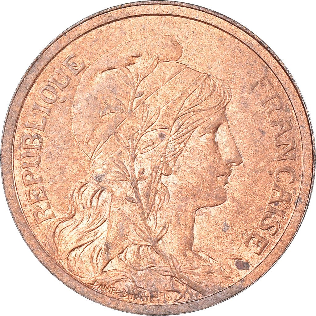 French 2 Centimes Coin | KM841 | France | 1898 - 1920