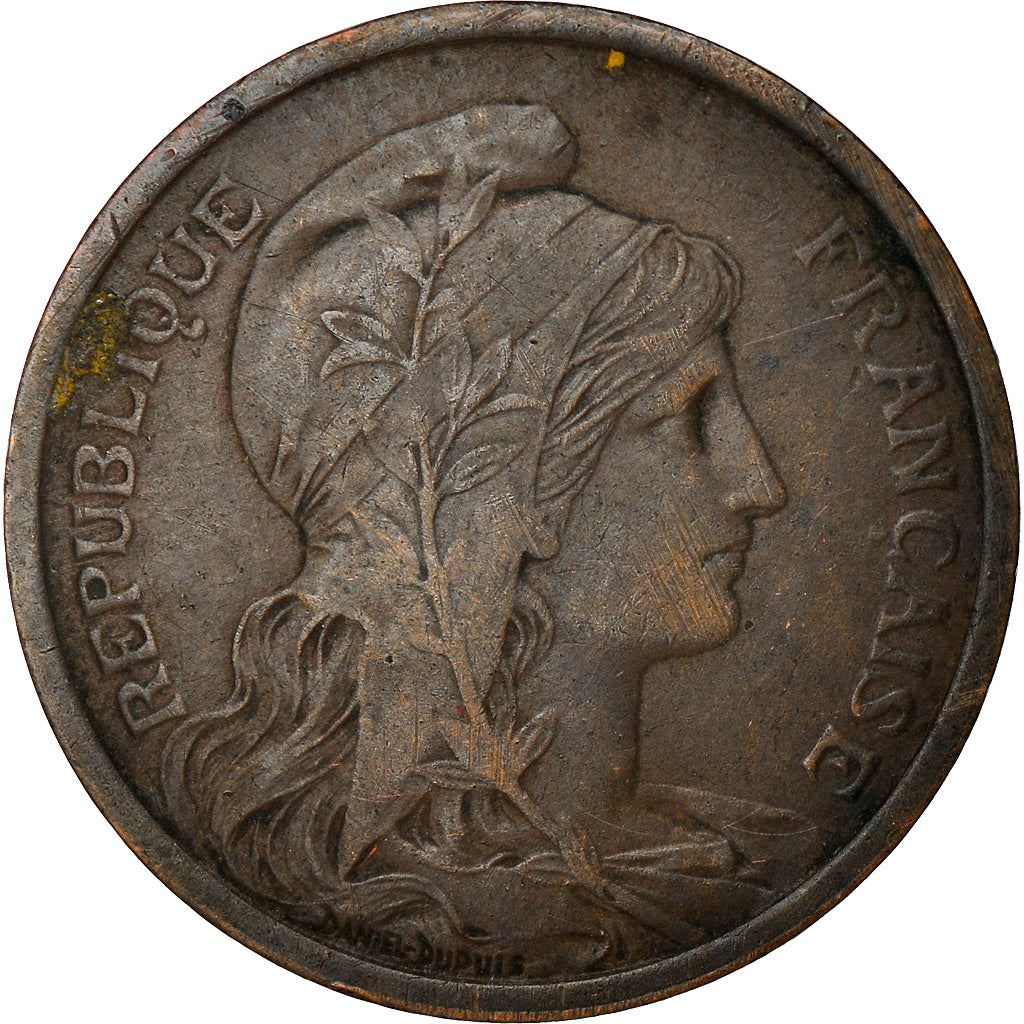 French 2 Centimes Coin | KM841 | France | 1898 - 1920