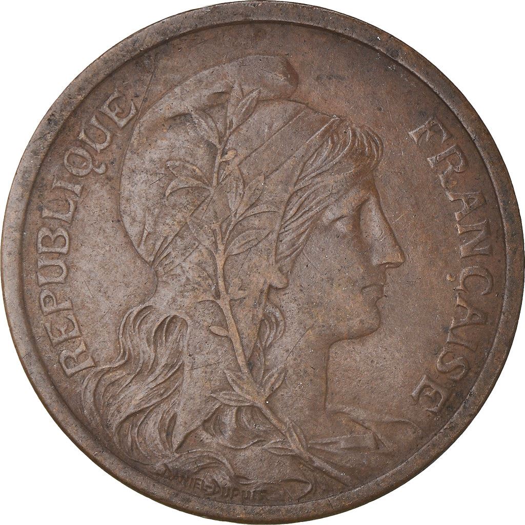 French 2 Centimes Coin | KM841 | France | 1898 - 1920