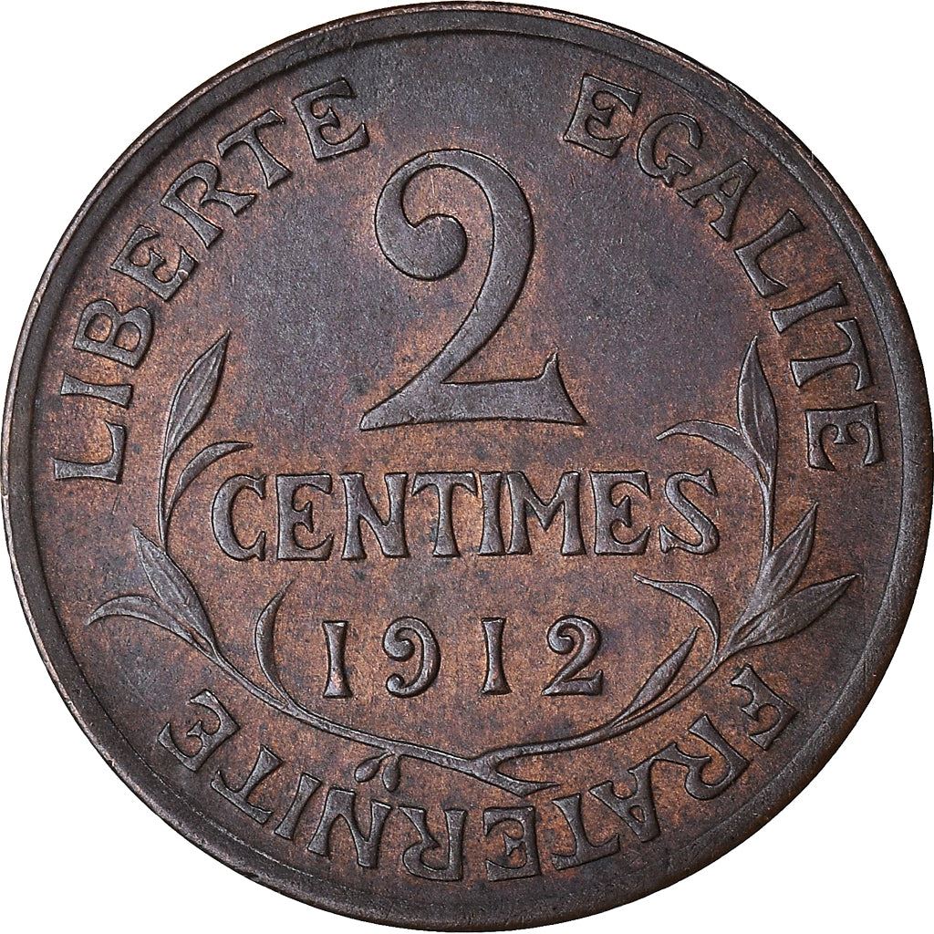 French 2 Centimes Coin | KM841 | France | 1898 - 1920