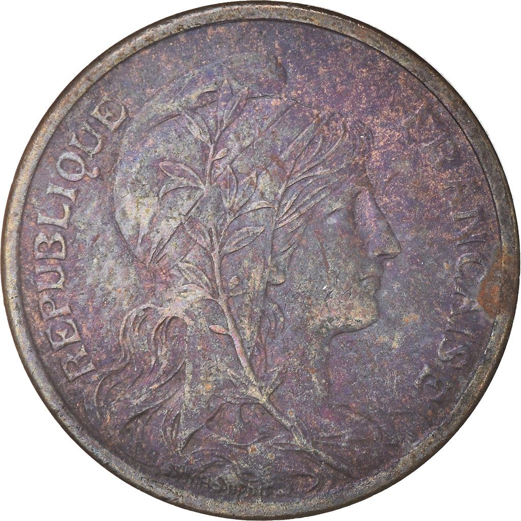 French 2 Centimes Coin | KM841 | France | 1898 - 1920