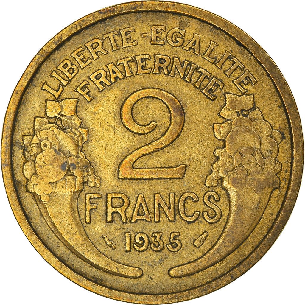 French 2 Francs Coin | KM886 | France | 1931 - 1941