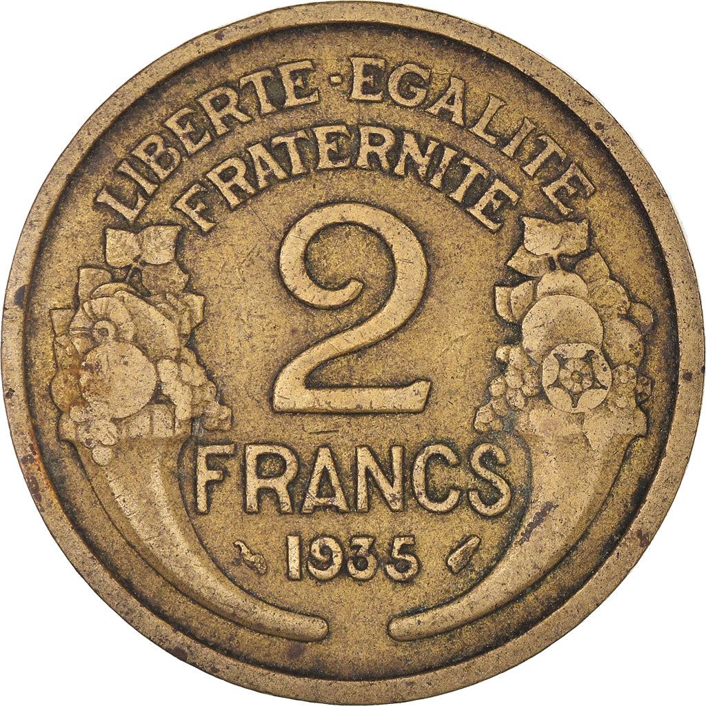 French 2 Francs Coin | KM886 | France | 1931 - 1941