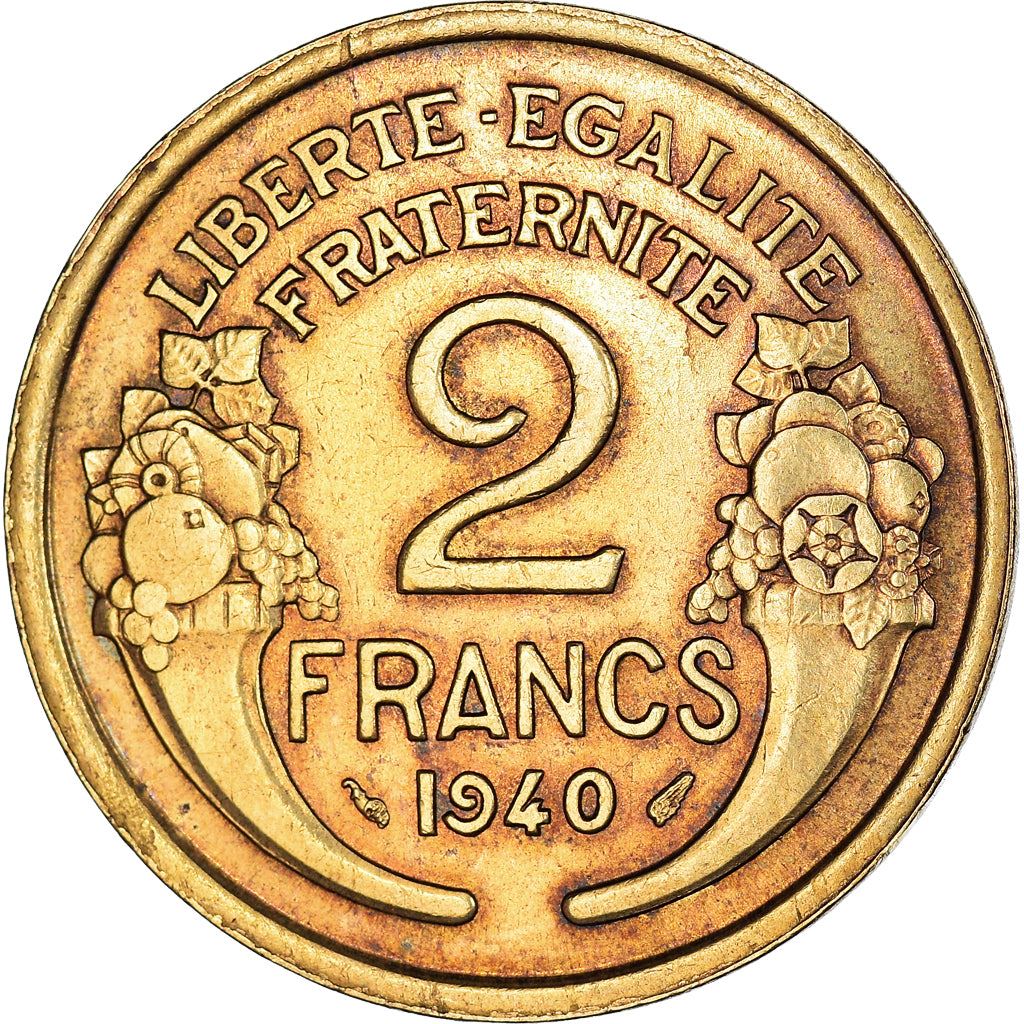 French 2 Francs Coin | KM886 | France | 1931 - 1941