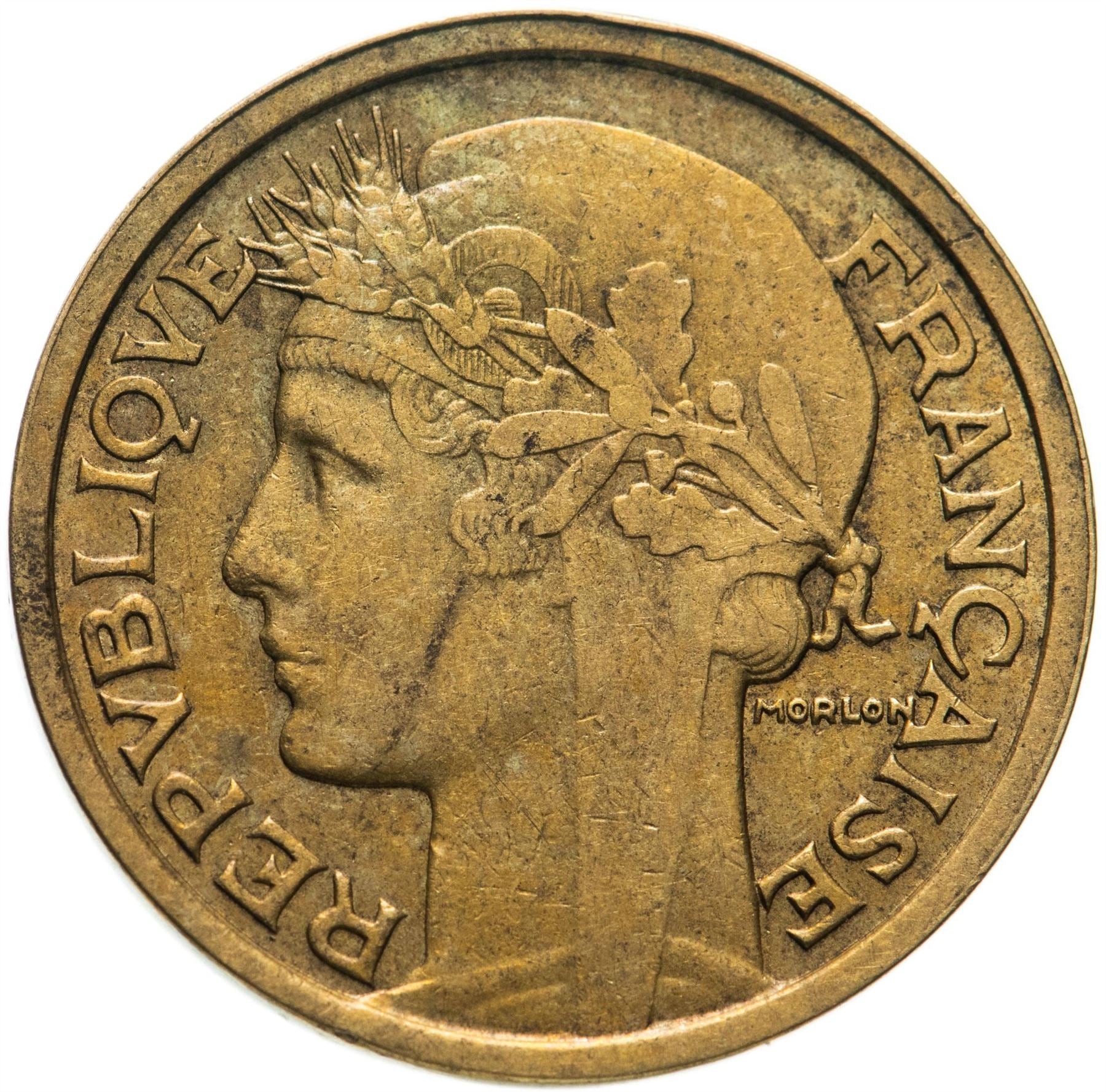 French 2 Francs Coin | KM886 | France | 1931 - 1941