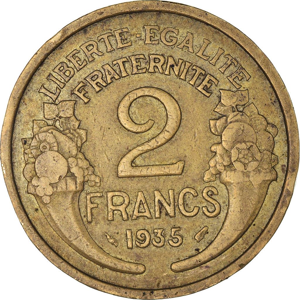 French 2 Francs Coin | KM886 | France | 1931 - 1941