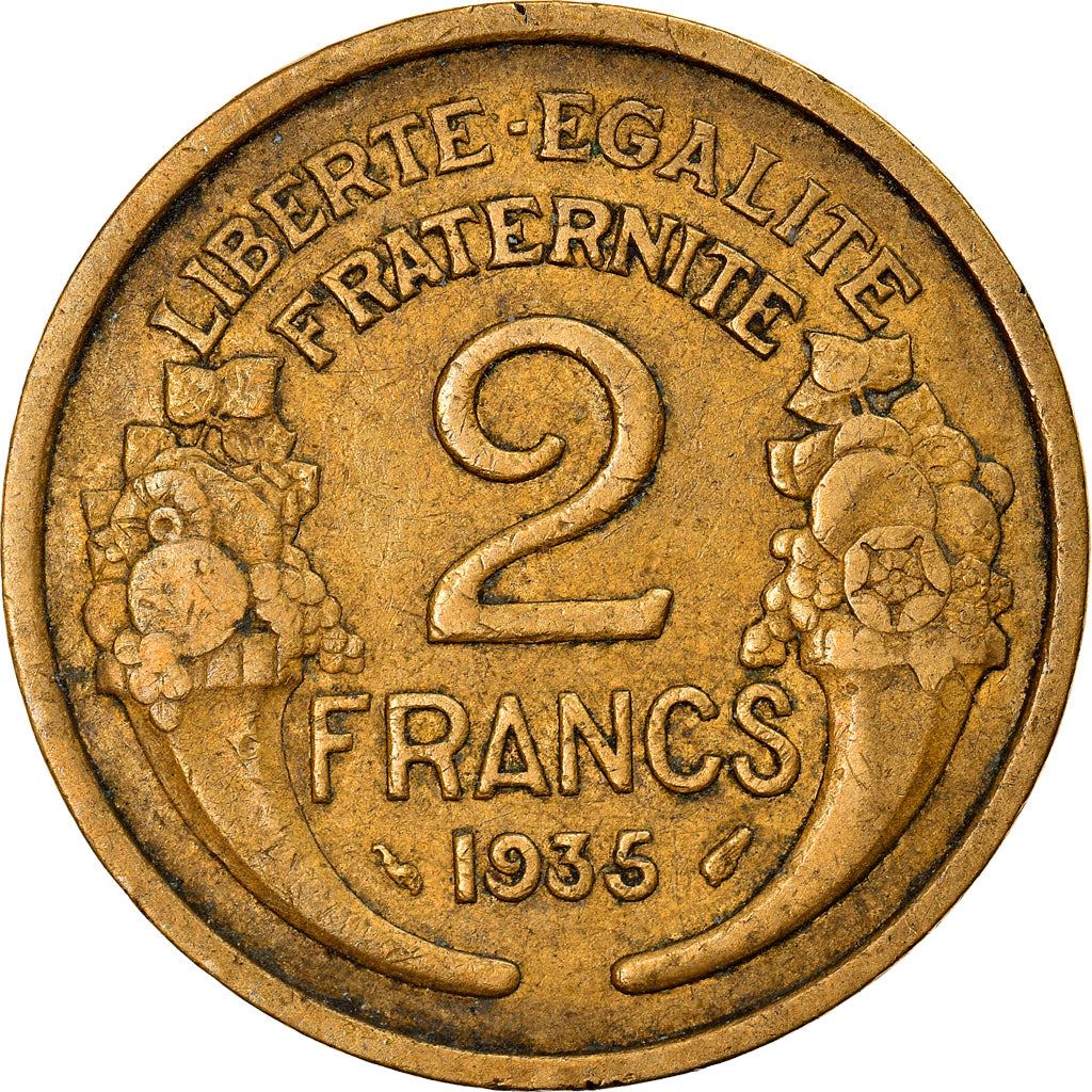 French 2 Francs Coin | KM886 | France | 1931 - 1941