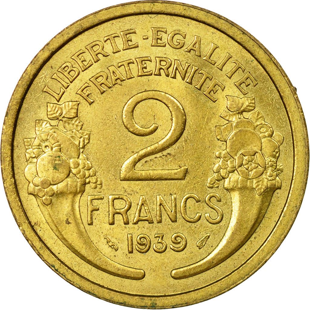 French 2 Francs Coin | KM886 | France | 1931 - 1941