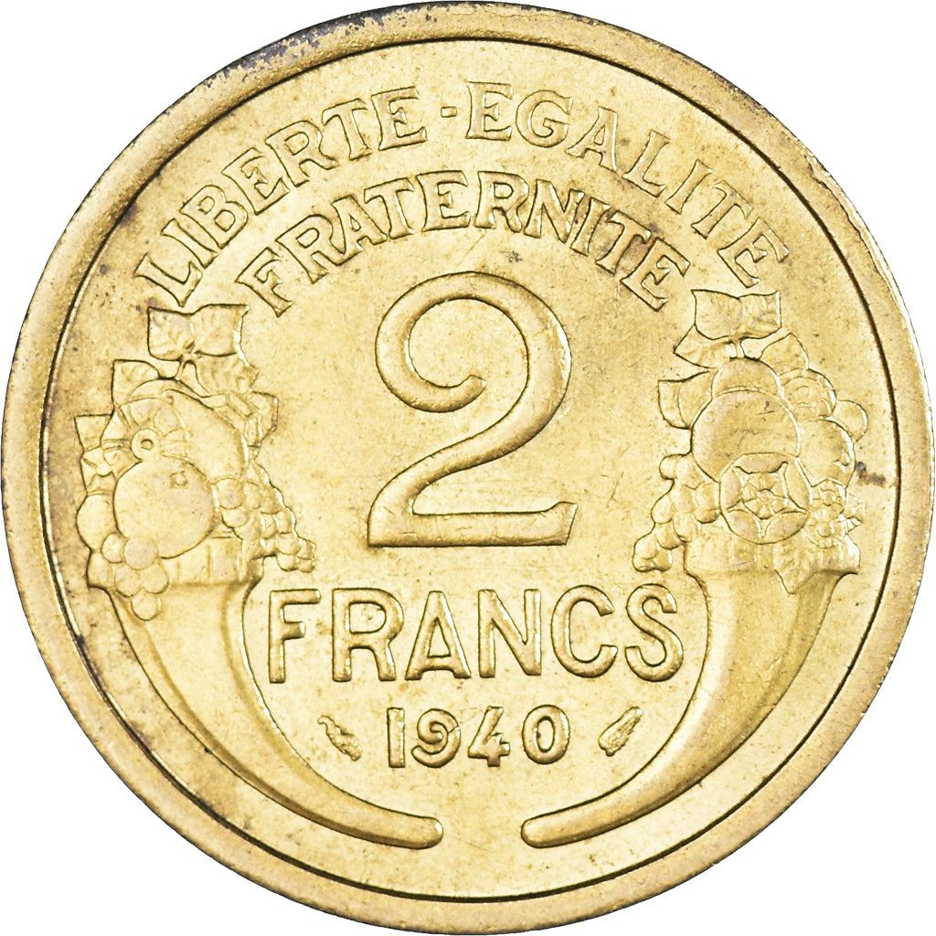 French 2 Francs Coin | KM886 | France | 1931 - 1941