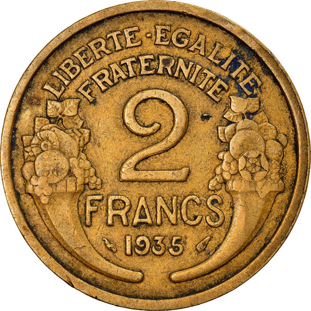 French 2 Francs Coin | KM886 | France | 1931 - 1941