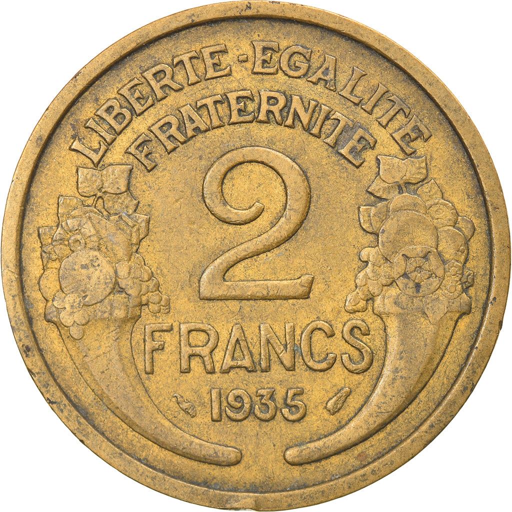 French 2 Francs Coin | KM886 | France | 1931 - 1941