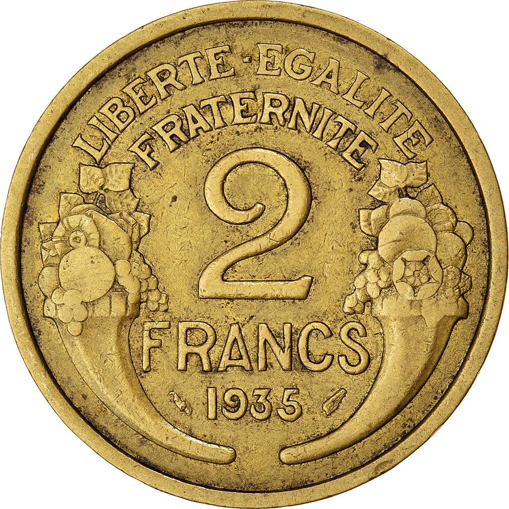 French 2 Francs Coin | KM886 | France | 1931 - 1941