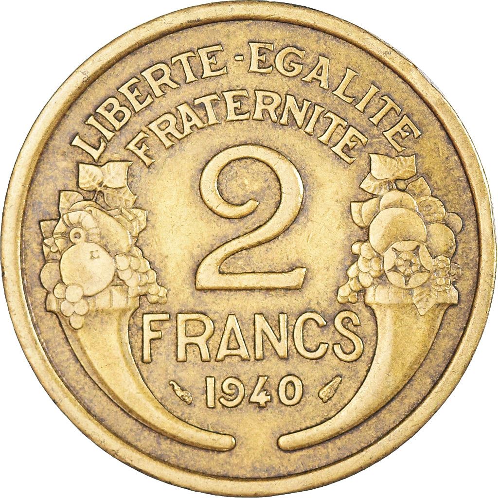 French 2 Francs Coin | KM886 | France | 1931 - 1941