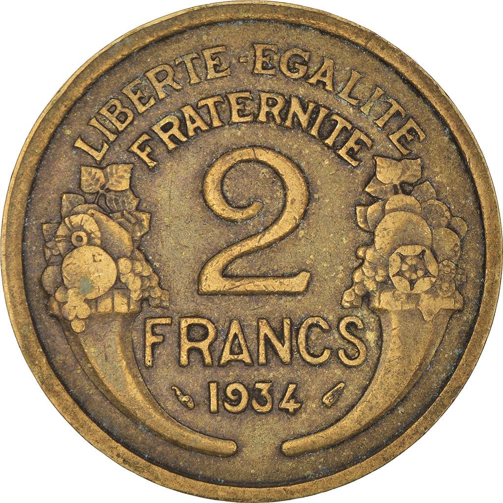 French 2 Francs Coin | KM886 | France | 1931 - 1941