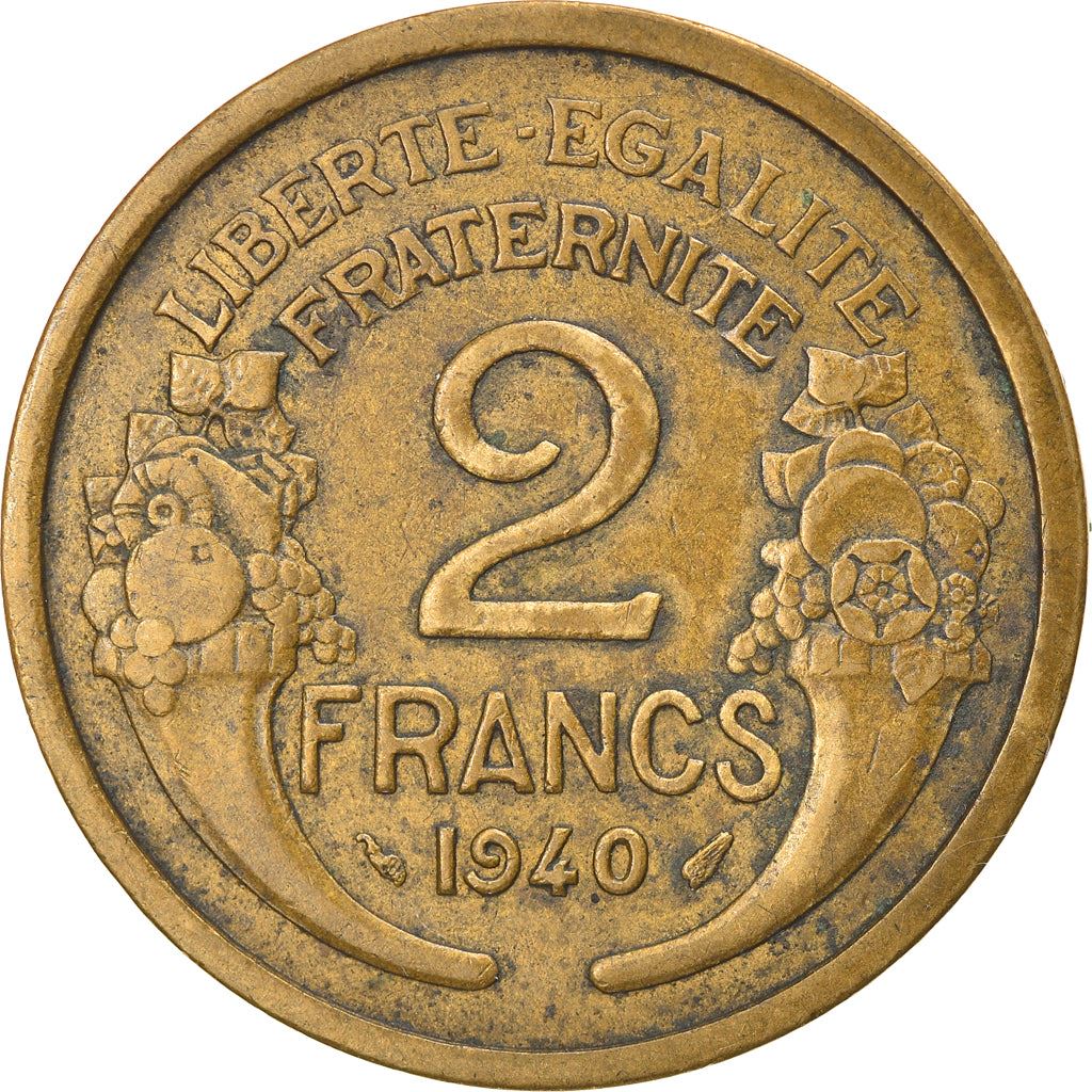 French 2 Francs Coin | KM886 | France | 1931 - 1941