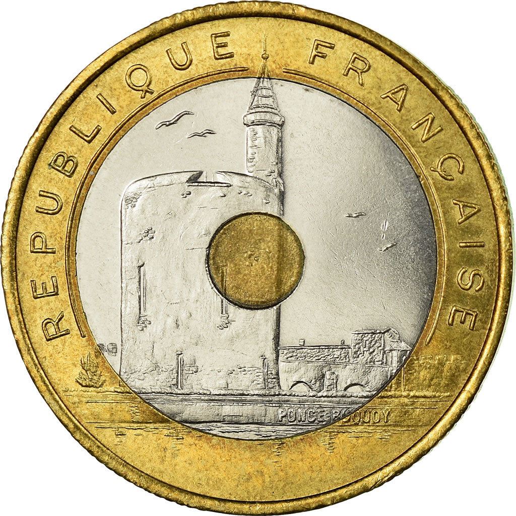 French | 20 Francs Coin | Mediterranean Games | KM1016 | France | 1993