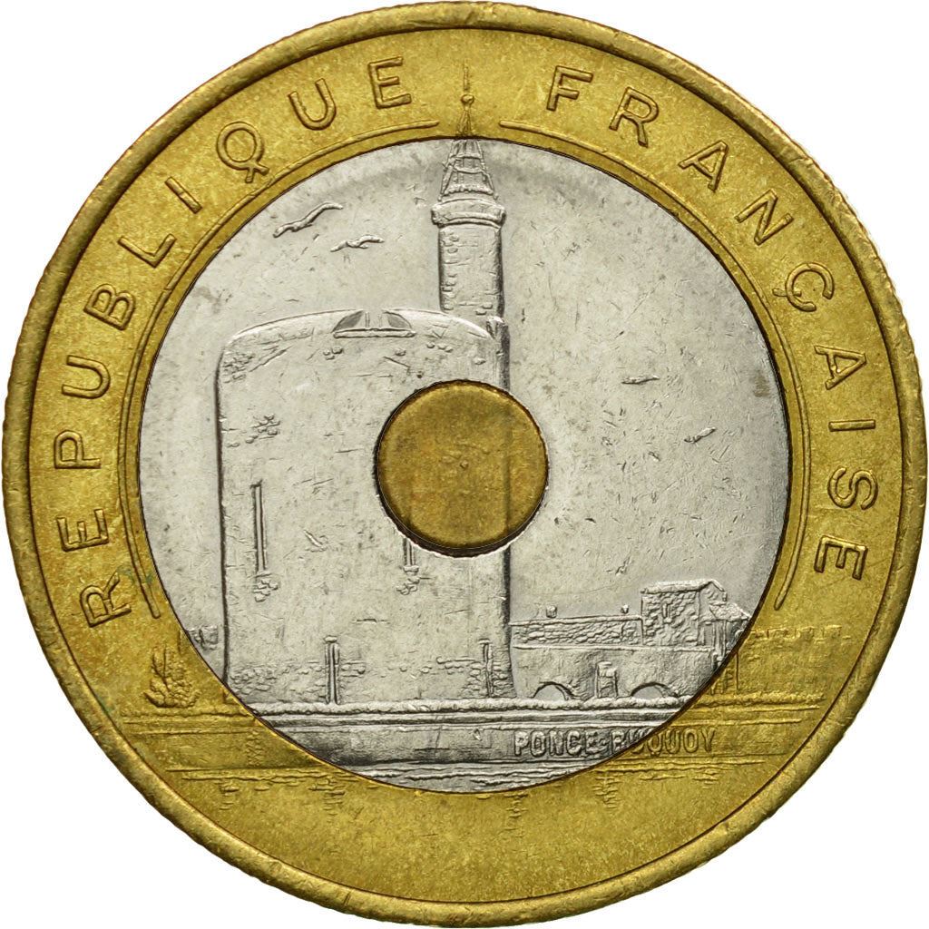 French | 20 Francs Coin | Mediterranean Games | KM1016 | France | 1993