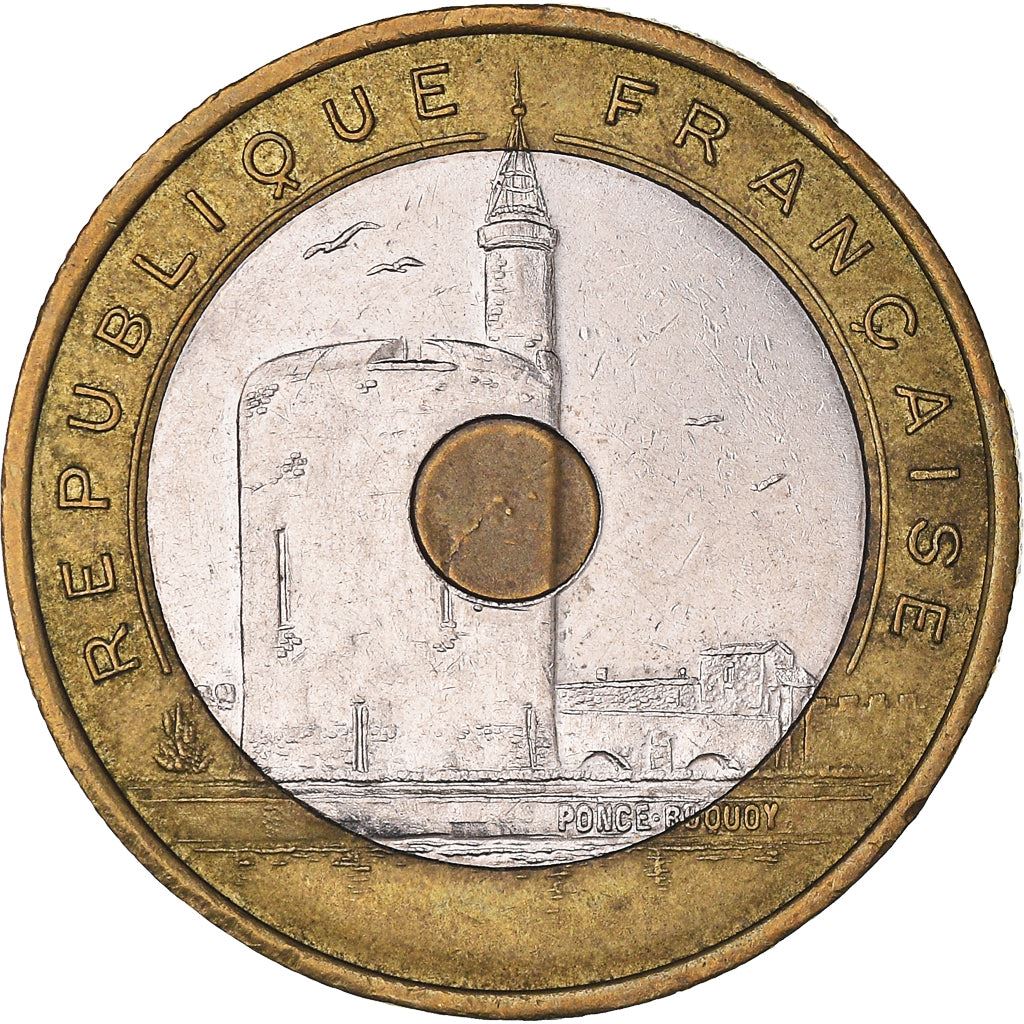 French | 20 Francs Coin | Mediterranean Games | KM1016 | France | 1993