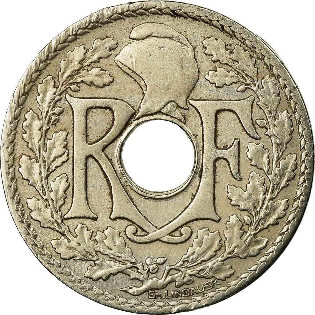 French 25 Centimes Coin | KM867a | France | 1917 - 1937