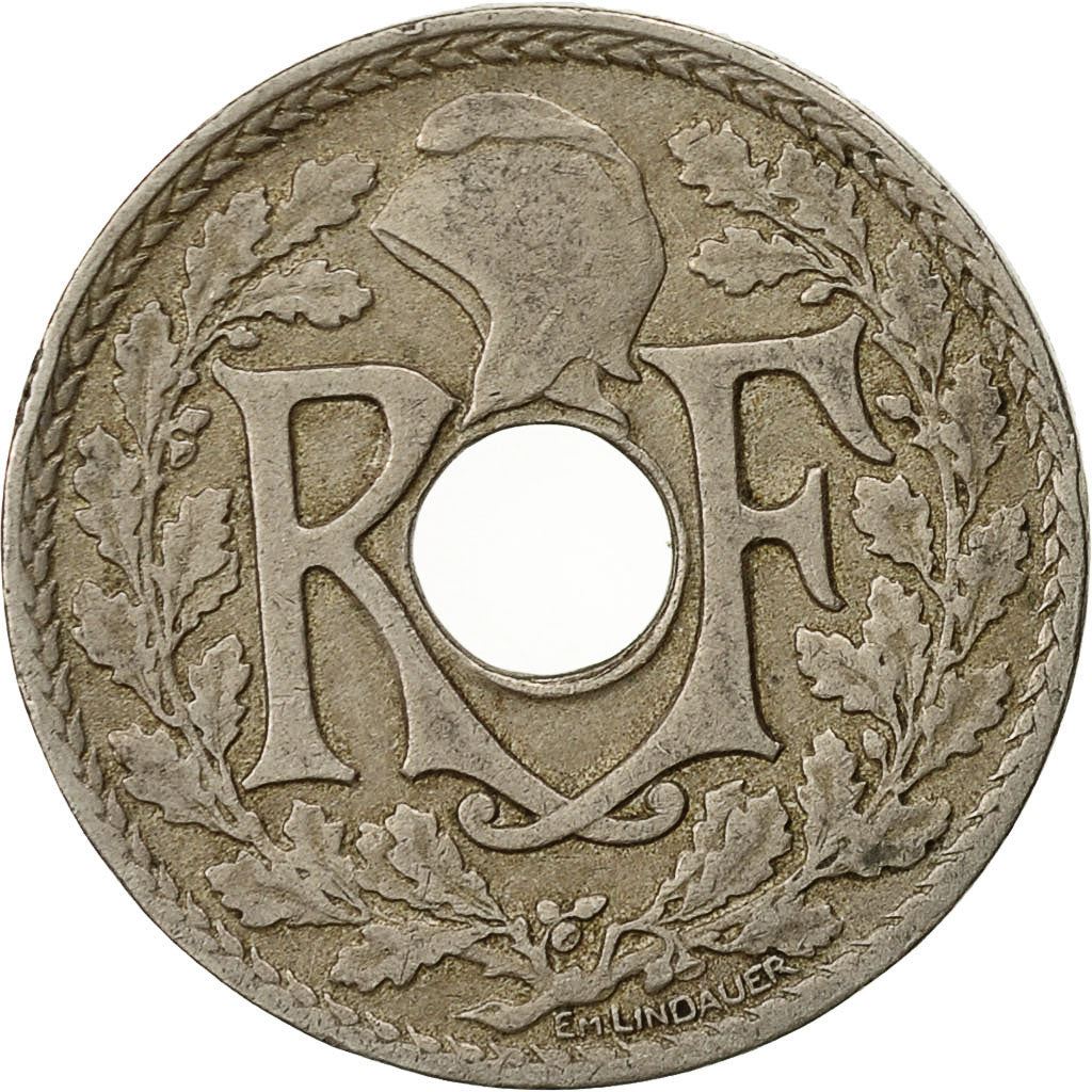 French 25 Centimes Coin | KM867a | France | 1917 - 1937