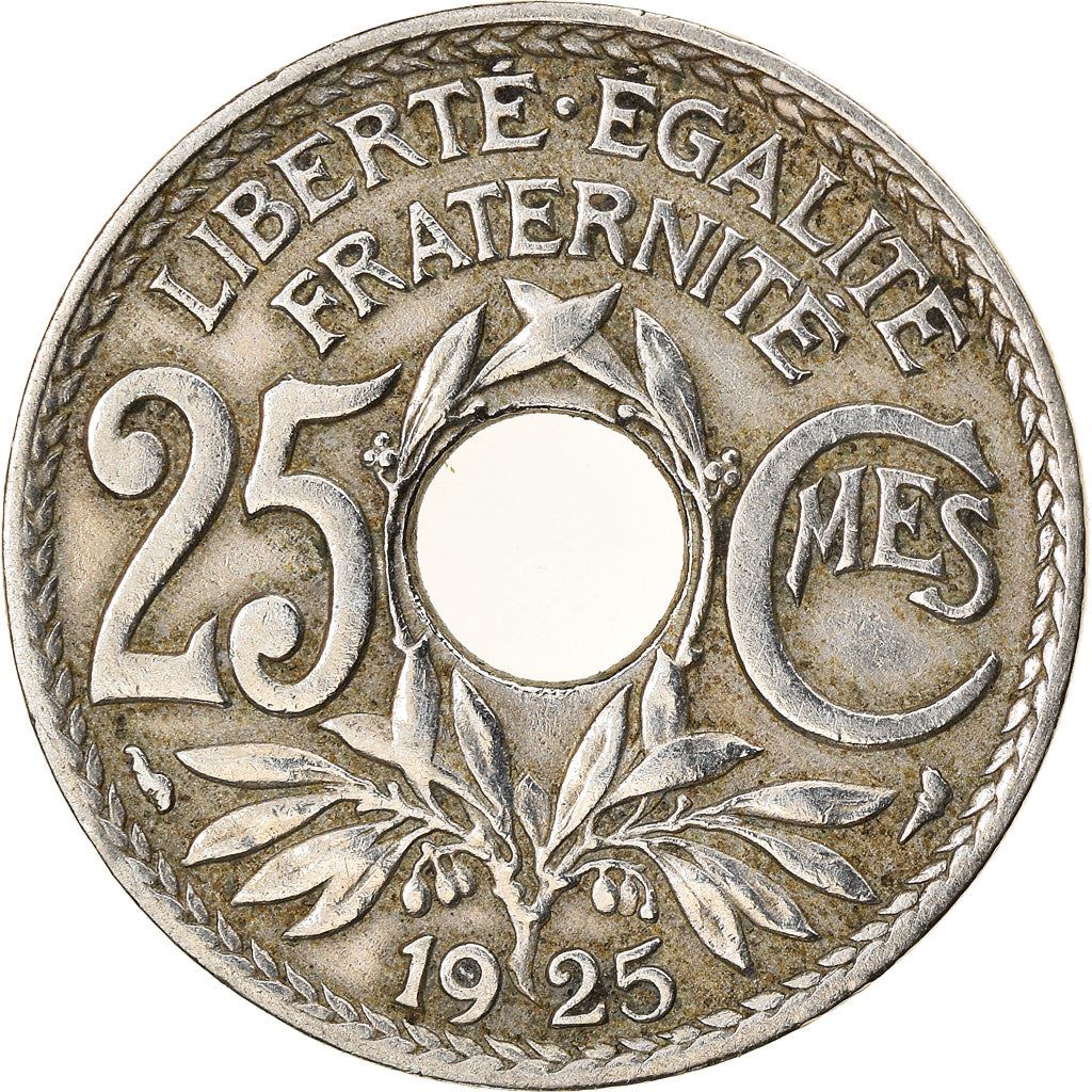 French 25 Centimes Coin | KM867a | France | 1917 - 1937