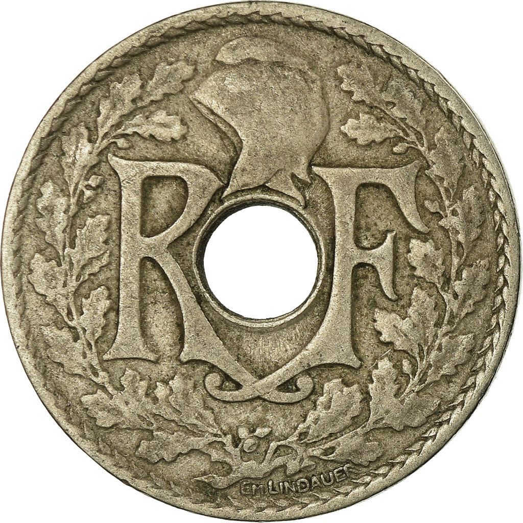 French 25 Centimes Coin | KM867a | France | 1917 - 1937