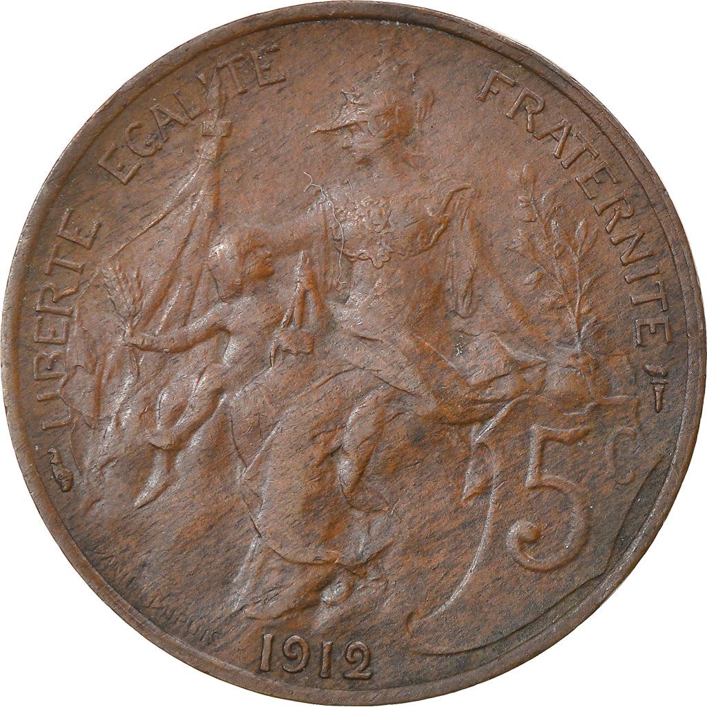 French 5 Centimes Coin | KM842 | France | 1897 - 1921