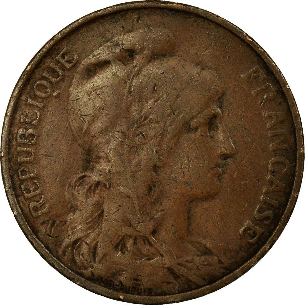 French 5 Centimes Coin | KM842 | France | 1897 - 1921